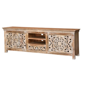 Megha Solid Indian Wood TV Cabinet_TV Console_available in 3 colors