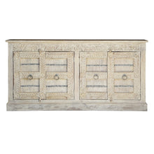 Load image into Gallery viewer, Eva Solid Wood Hand Carved Side Board_Buffet_Cupboard_4 Doors_Cabinet
