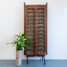 Load image into Gallery viewer, Iva Vintage Indian Door on Metal Stand
