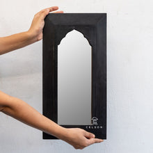Load image into Gallery viewer, Rima Hand Painted Wooden Mirror in Multi Colors 24 x 46 cm
