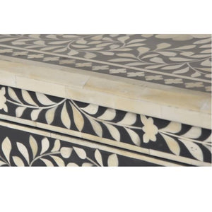 Kathryn Bone Inlay Bed Side Table_Side Table_Bedside