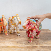 Load image into Gallery viewer, Handcrafted wooden Elephant
