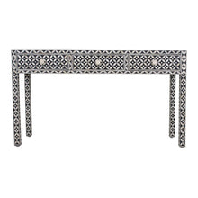 Load image into Gallery viewer, Pasie_Bone Inlay Console Table with 3 Drawers_Vanity Table_130 cm

