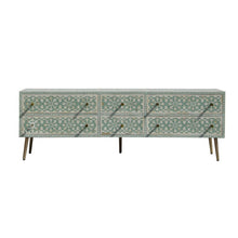 Load image into Gallery viewer, Jessica _Bone Inlay 6 Drawer TV Unit_TV Console
