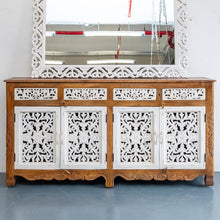 Load image into Gallery viewer, Hubi_Hand Carved Solid Wood Sidebaord_Buffet_Wooden Sideboard
