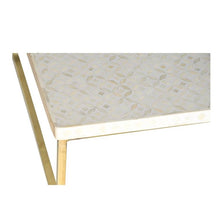 Load image into Gallery viewer, Duff _Bone Inlay Coffee Table with Metal Base_110 cm
