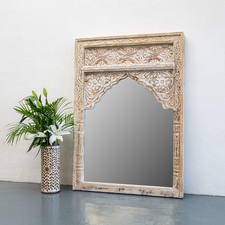 Mohan_Old Arch Hand Carved Mirror
