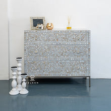 Load image into Gallery viewer, Madora Mother of Pearl Inlay Chest of Drawer_Dresser_ 104 cm Length
