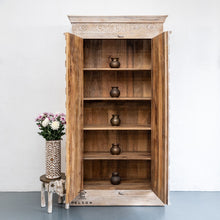 Load image into Gallery viewer, Saritha Hand Carved Wooden Almirah_Cupboard_Height 190 cm
