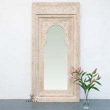 Load image into Gallery viewer, Sami_Indian Hand Carved Window Mirror Frame_90 x 190 cm
