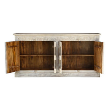 Load image into Gallery viewer, Eva Solid Wood Hand Carved Side Board_Buffet_Cupboard_4 Doors_Cabinet
