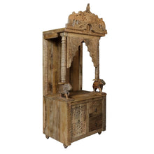 Load image into Gallery viewer, Aarti_Hand Carved Wooden Altar_Wooden Mandir_Prayer Mandir_Altar
