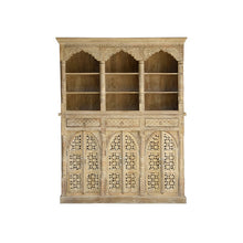 Load image into Gallery viewer, Mira_Hand Carved Wooden Bookshelf_Bookcase_Display Unit
