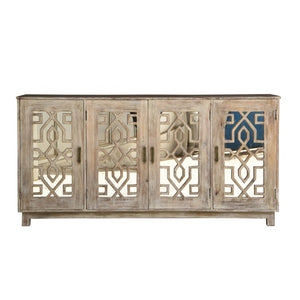 Anna _Hand Carved Indian Solid Wood Dresser_Sideboard_Buffet_Cabinet