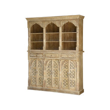 Load image into Gallery viewer, Mira_Hand Carved Wooden Bookshelf_Bookcase_Display Unit
