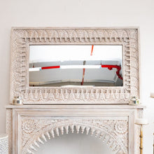 Load image into Gallery viewer, Hazel Hand Carved Window Spindle Wooden Mirror_150 x 90 cm
