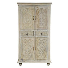 Load image into Gallery viewer, Joe_Solid Indian Wood Hand Carved Cupboard_Height 190 cm
