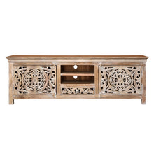 Load image into Gallery viewer, Megha Solid Indian Wood TV Cabinet_TV Console_available in 3 colors
