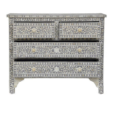 Load image into Gallery viewer, Jesse Bone Inlay Chest of Drawer with 4 Drawers_ 105 cm Length
