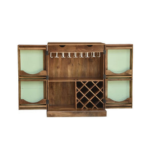 Rory_ Indian Hand Carved Wooden Bar Cabinet