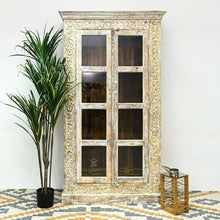 Load image into Gallery viewer, Adam_Solid Indian Wood Hand Carved Cupboard_Almirah_Height 190 cm
