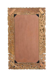 Camila Hand Carved Solid Indian Wood Mirror 75 x 120 cm
