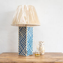 Load image into Gallery viewer, Yuvi Bone Inlay lamp with Shade

