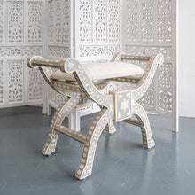 Load image into Gallery viewer, Cibu Bone Inlay Stool
