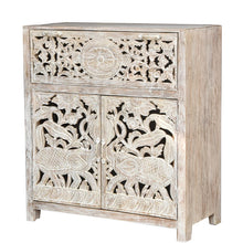 Load image into Gallery viewer, Molly Solid Wood Hand Carved Bar Cabinet
