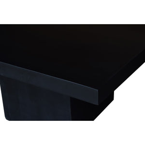 Roan Black Square Dining Table