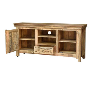 Rory _Solid Indian Wood Hand Carved TV Cabinet_TV Unit