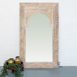 Steve_Hand Carved Mirror_Available in 2 sizes