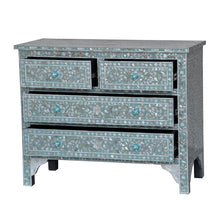 Load image into Gallery viewer, Mumbi Chest of Drawer_Mother of Peal Inlay Chest_Chest of Drawers
