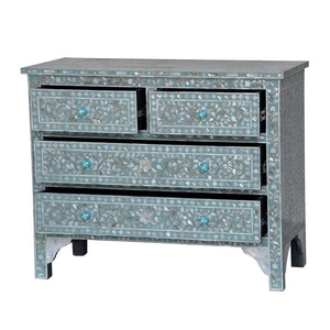Mumbi Chest of Drawer_Mother of Peal Inlay Chest_Chest of Drawers