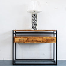 Load image into Gallery viewer, Shivi_ Industrial Console Table_Vanity Table_110 cm
