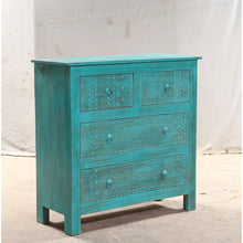 Load image into Gallery viewer, Liva_Solid Indian Wood 4 Drawers Chest of Drawer_ 90 cm Length
