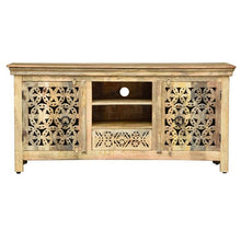 Load image into Gallery viewer, Rory _Solid Indian Wood Hand Carved TV Cabinet_TV Unit
