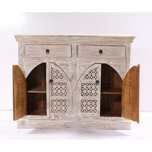 Ana _Hand Carved Wooden Sideboard_Buffet_Cabinet_120 cm