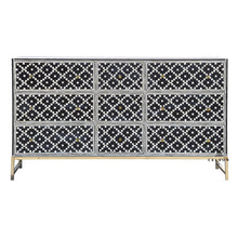 Load image into Gallery viewer, Kayla Bone Inlay Chest of Drawer with 9 Drawers_ 153 cm Length
