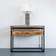 Load image into Gallery viewer, Shivi_ Industrial Console Table_Vanity Table_110 cm
