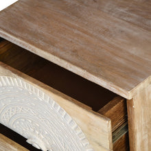 Load image into Gallery viewer, Cuba_Hand Carved Wooden Bed Side Table
