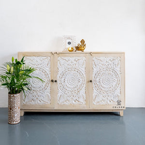 Saurabh_ Hand Carved Wooden Sideboard_Buffet_Cabinet