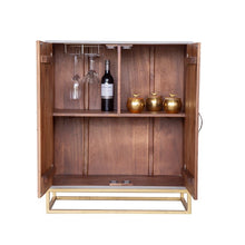 Load image into Gallery viewer, Paul Hand Carved Solid Wooden Bar Counter_Bar Cabinet
