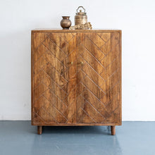 Load image into Gallery viewer, Keith _Solid Wood Hand Crafted Chest_Cupboard_Cabinet_ 90 cm Length
