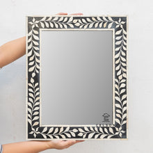 Load image into Gallery viewer, Nicole _Bone Inlay Mirror_Frame in Multi Pattern &amp; Colors

