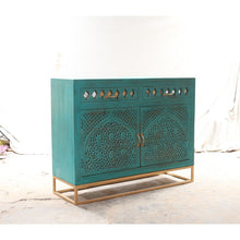 Load image into Gallery viewer, Jade _Hand Carved Wooden Sideboard_Buffet_Cabinet_120 cm
