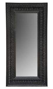 Viola_Hand carved Indian Window Spindle Mirror_90 x 180 cm