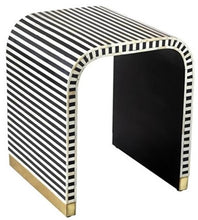 Load image into Gallery viewer, Puno_ Bone Inlay Side Table_Stool_Accent Table_End Table
