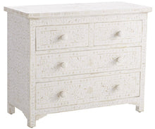 Load image into Gallery viewer, Bridget Bone Inlay Chest of Drawer with 4 Drawers_ 104 cm Length

