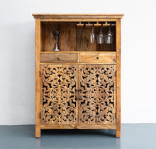 Load image into Gallery viewer, Margo Hand Carved Bar Counter_Bar Cabinet
